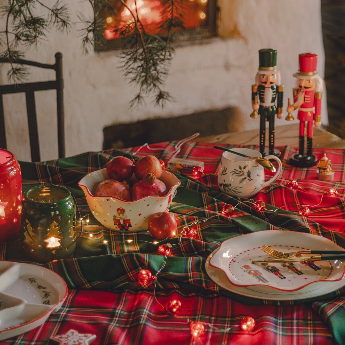 Obrus Drukowany Tartane 130x180 cm