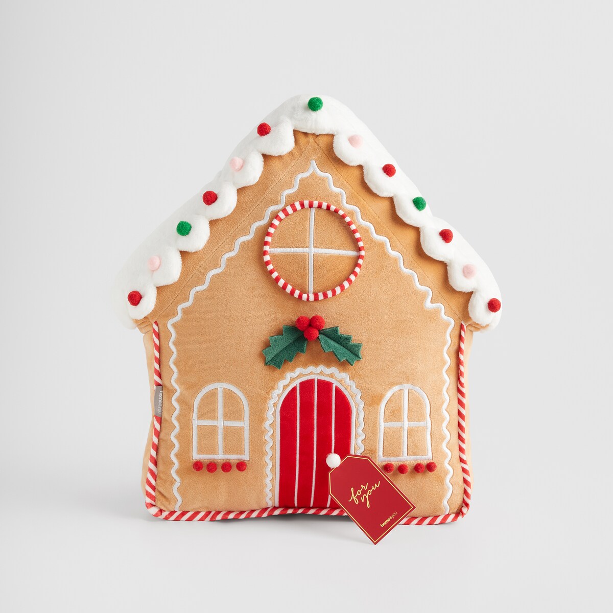 Poduszka Dekoracyjna Gingernest z motywem piernika