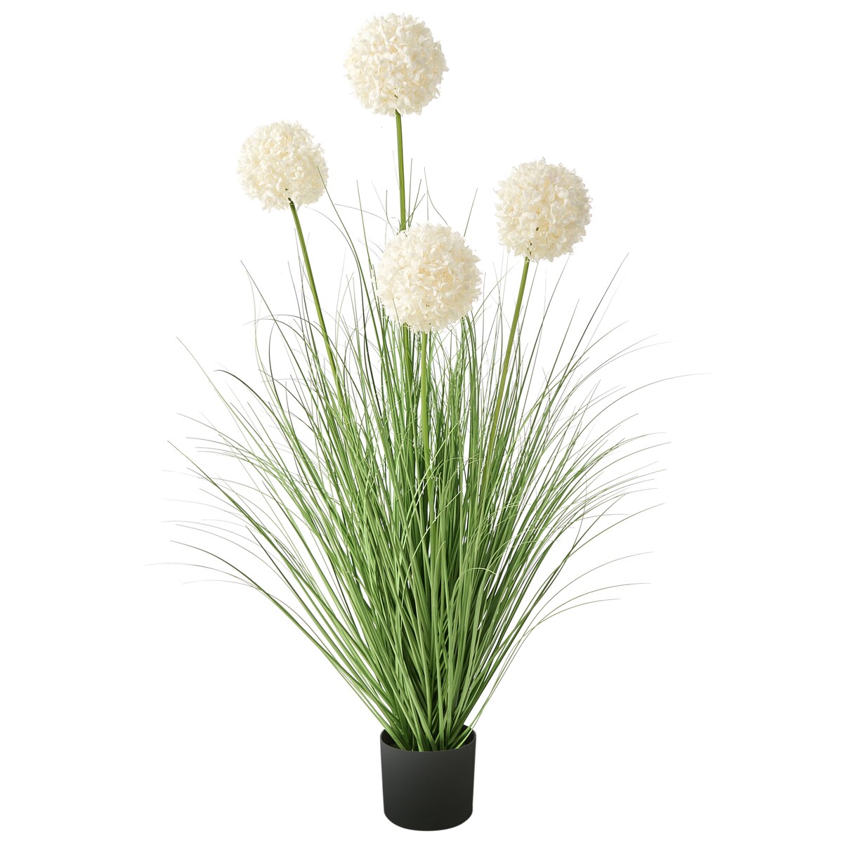 Sztuczna roślina SNOWBALL BUSH 120 cm Biały