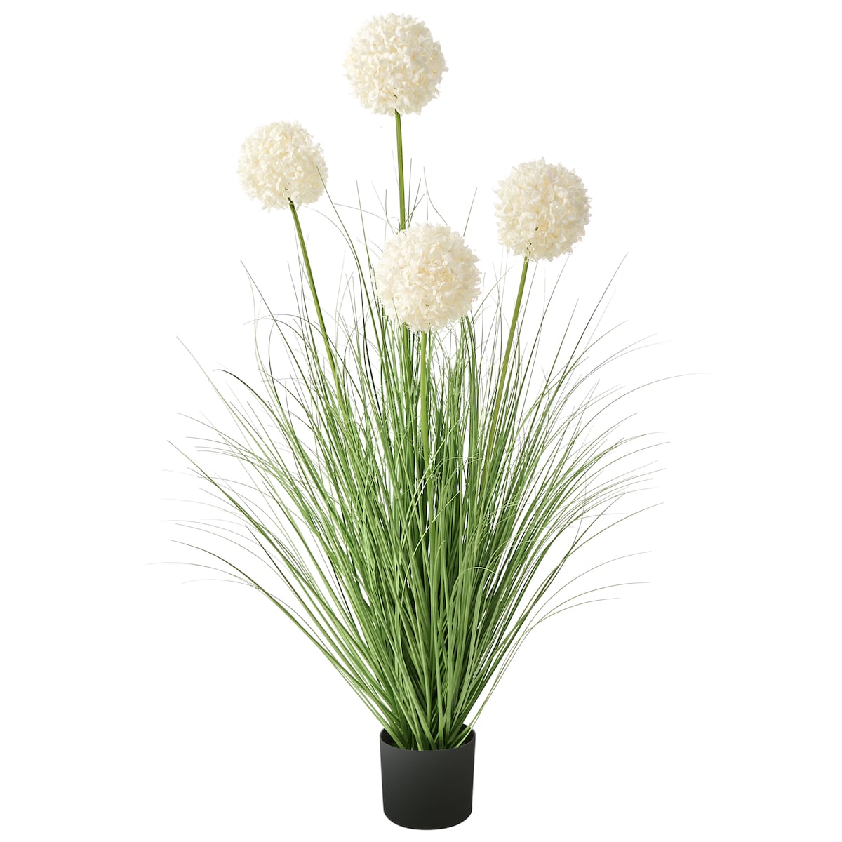 Sztuczna roślina SNOWBALL BUSH 120 cm Biały