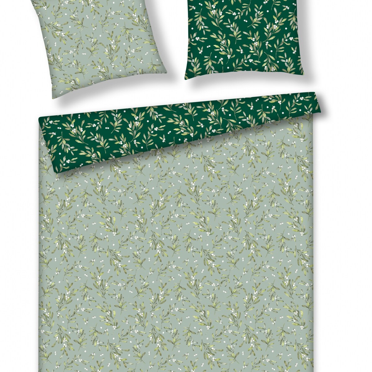 Pościel Satynowa Snowberry 160x200 cm