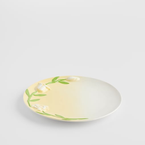 Patera Tulipano z motywem kwiatowym