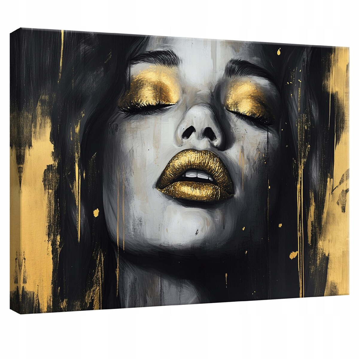 OBRAZ NA PŁÓTNIE ŚCIANĘ KOBIETA GLAMOUR DO SYPIALNI SALONU KUCHNI 120x80