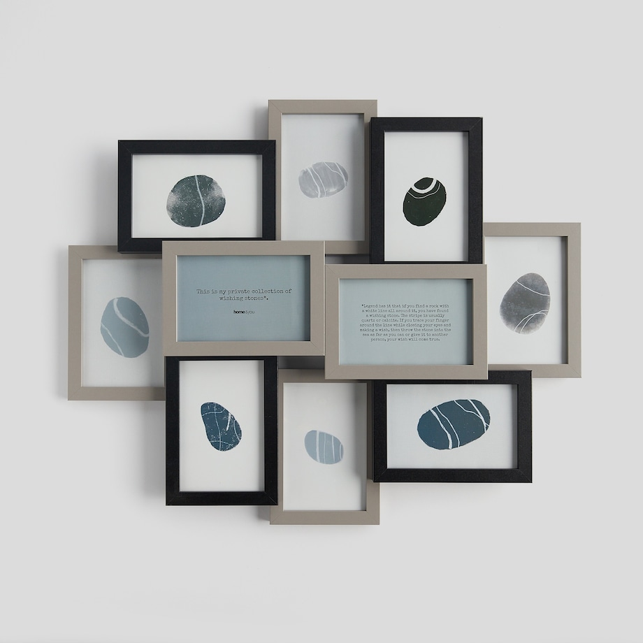 Drewniana multiramka na 10 zdjęć biron