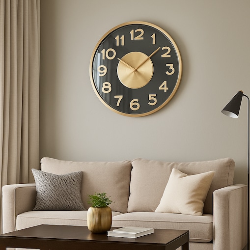 nowoczesny zegar ścienny marea ø 50 cm