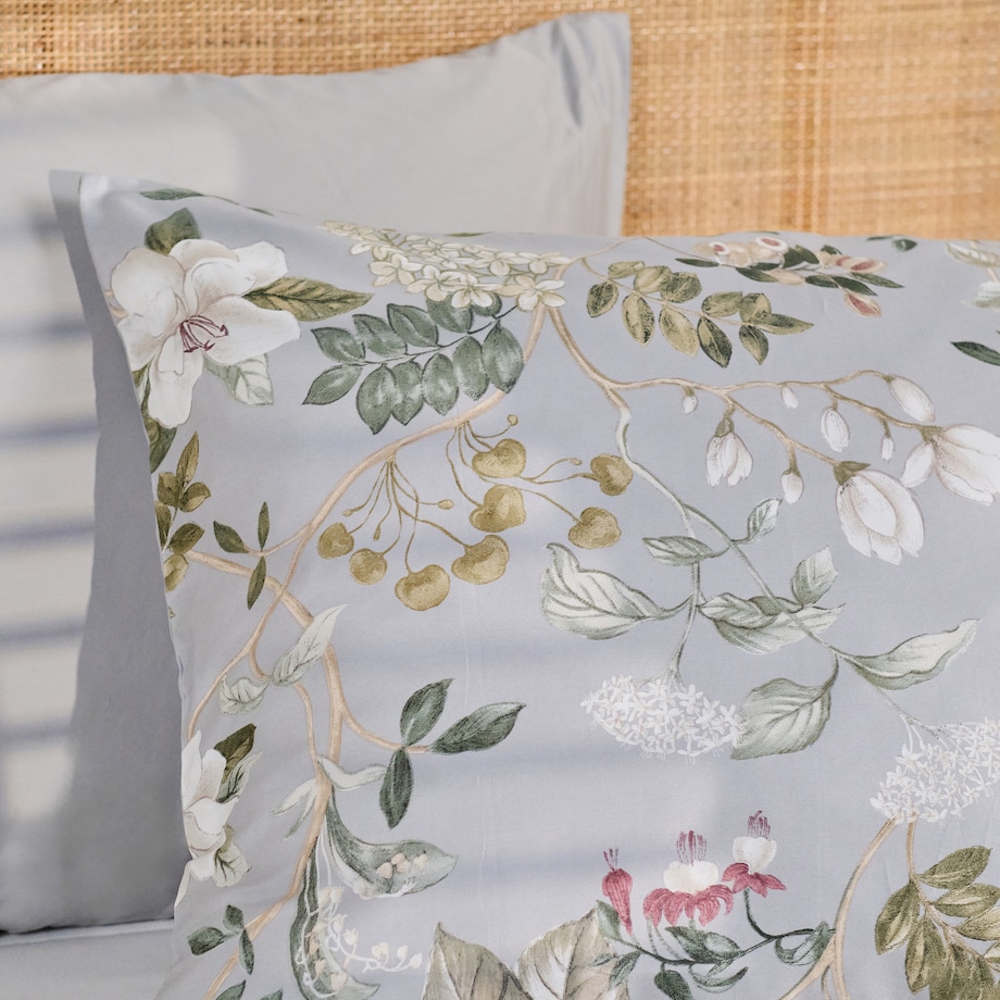 Pościel z bawełny satynowej Rebeccas 200x220 cm z motywem kwiatowym