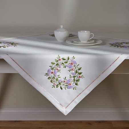 Serweta Fionis 80x80 cm z motywem kwiatowym