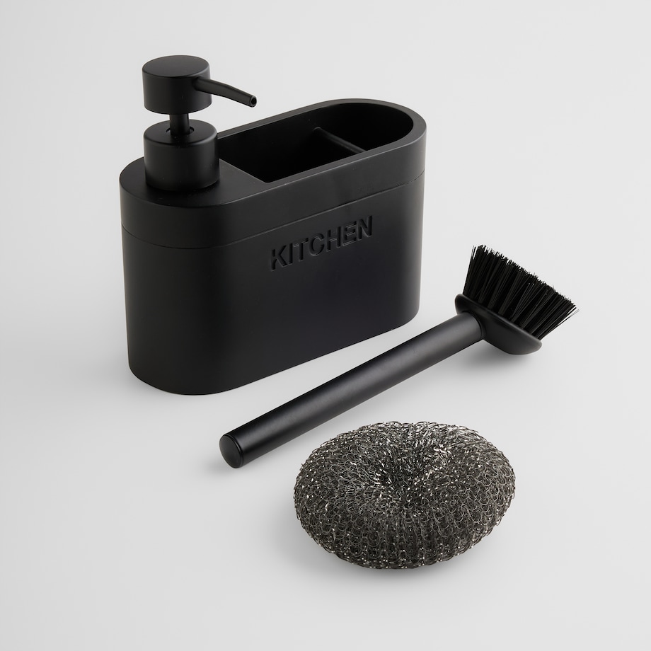 Dozownik Z Gąbką I Szczotką Bricko 3