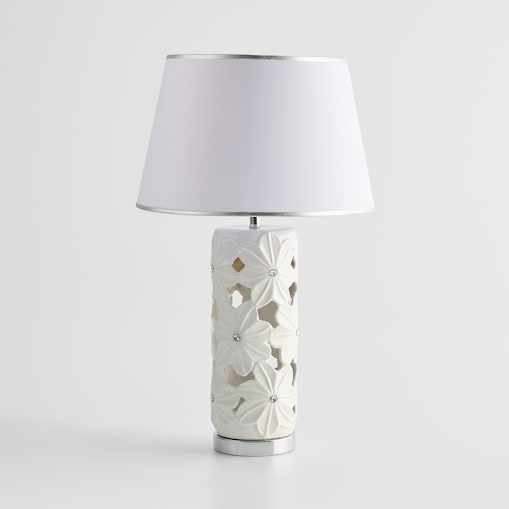 Lampa Stołowa Filonki z motywem kwiatowym