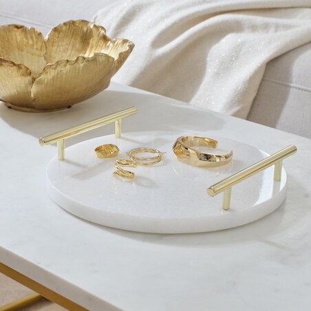 Taca dekoracyjna Kaia z motywem geometrycznym