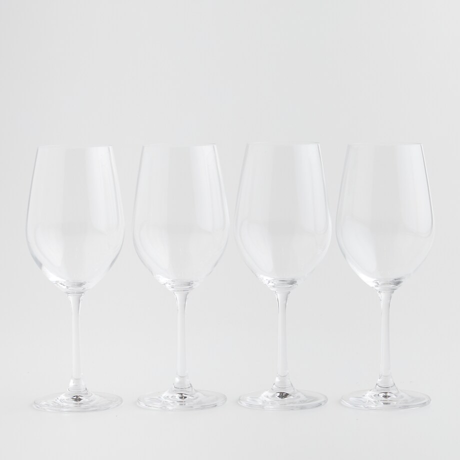 Komplet kieliszków do wina ze szkła kryształowego Anoa