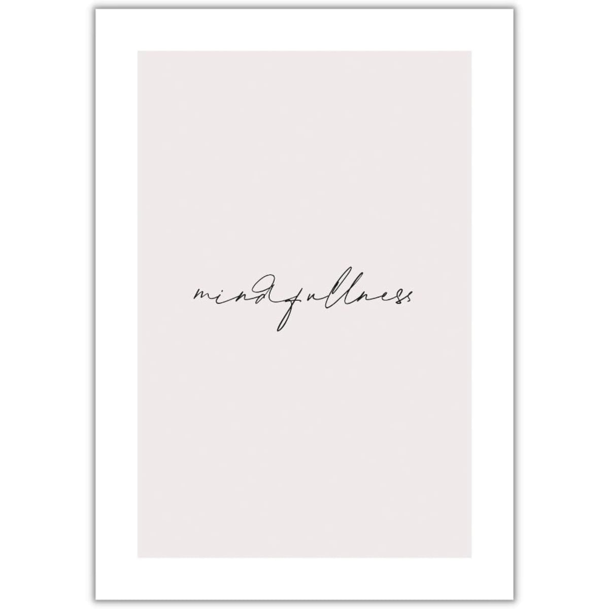 plakat mindfulness 21x30 cm