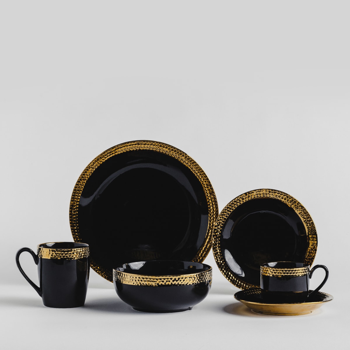 Talerz Obiadowy Arany