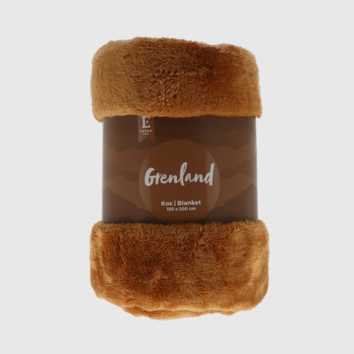 Jednokolorowy koc Grenland VII 150x200 cm