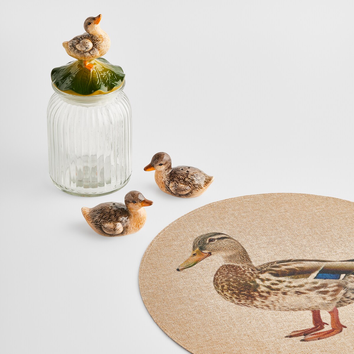 Solniczka I Pieprzniczka Duck z motywem zwierzęcym