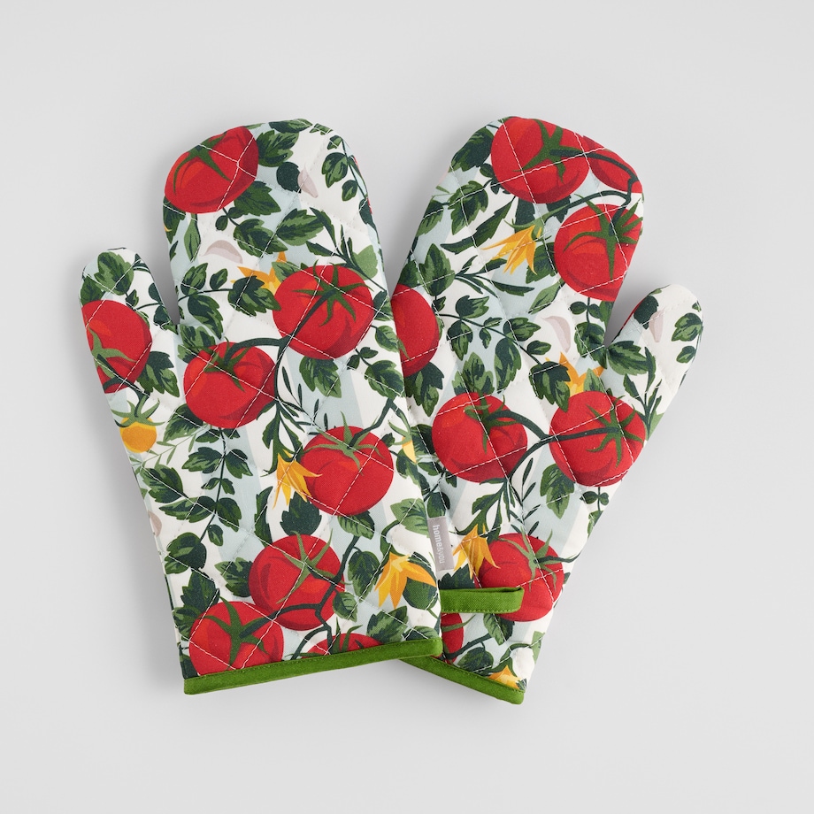 Komplet Rękawic Kuchennych Tobasi 18x30 cm z motywem warzyw