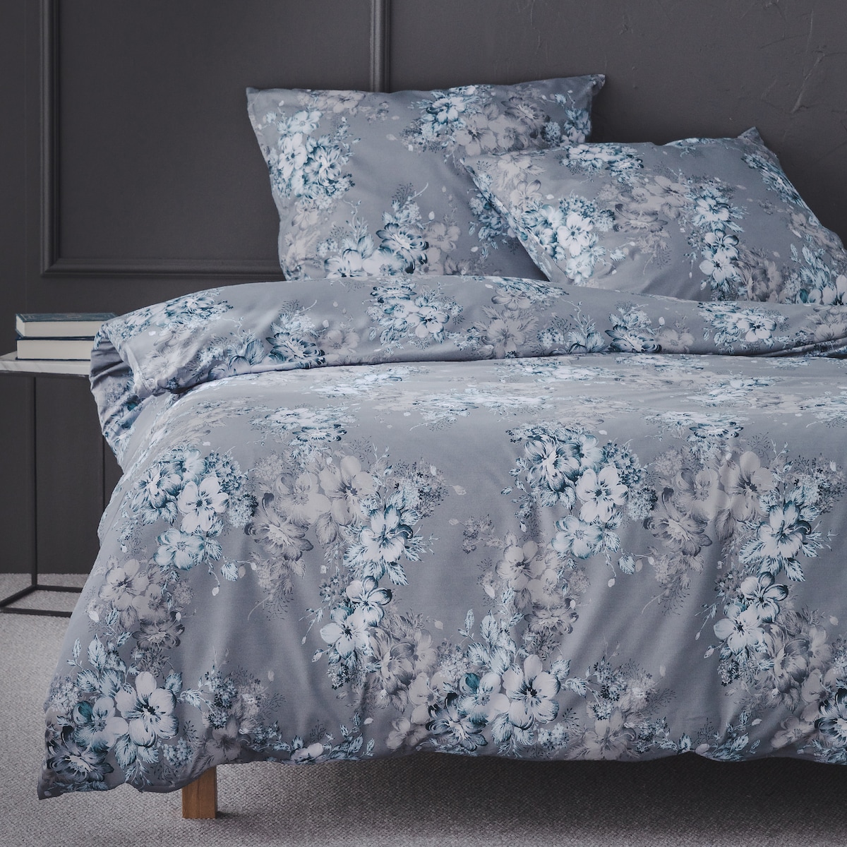 Pościel Z Mikrofibry Belina 160x200 cm z motywem kwiatowym