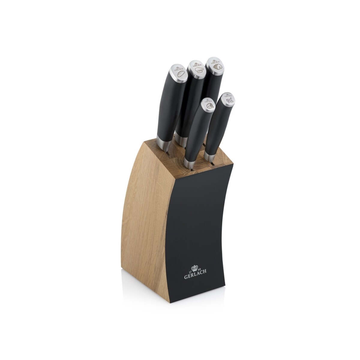 Zestaw 5 Noży Kuchennych W Bloku Nuit