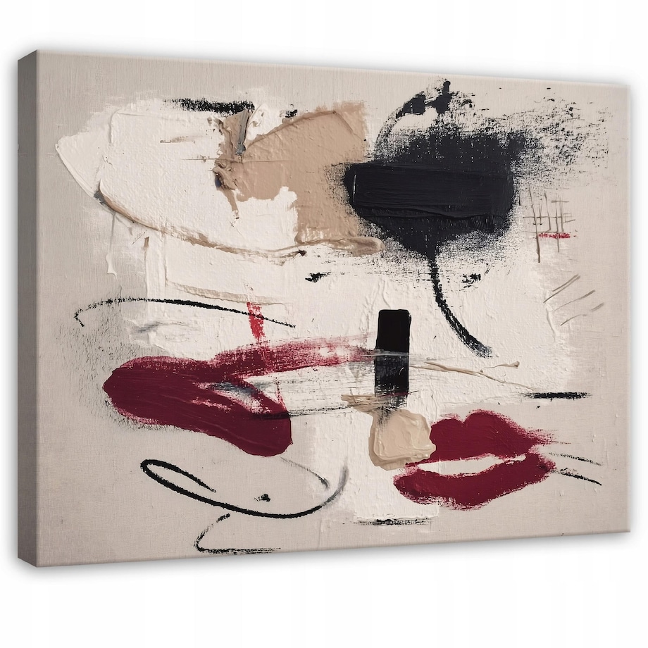 Obraz Do Sypialni Salonu Na Płótnie Abstrakcja Beton Beżowy