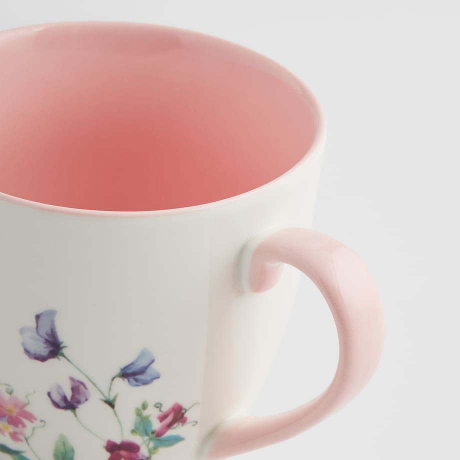 Kubek Field z motywem roślinnym