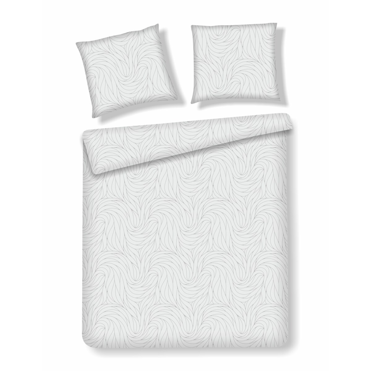 Pościel z bawełny satynowej Linguine 160x200 cm z motywem abstrakcyjnym