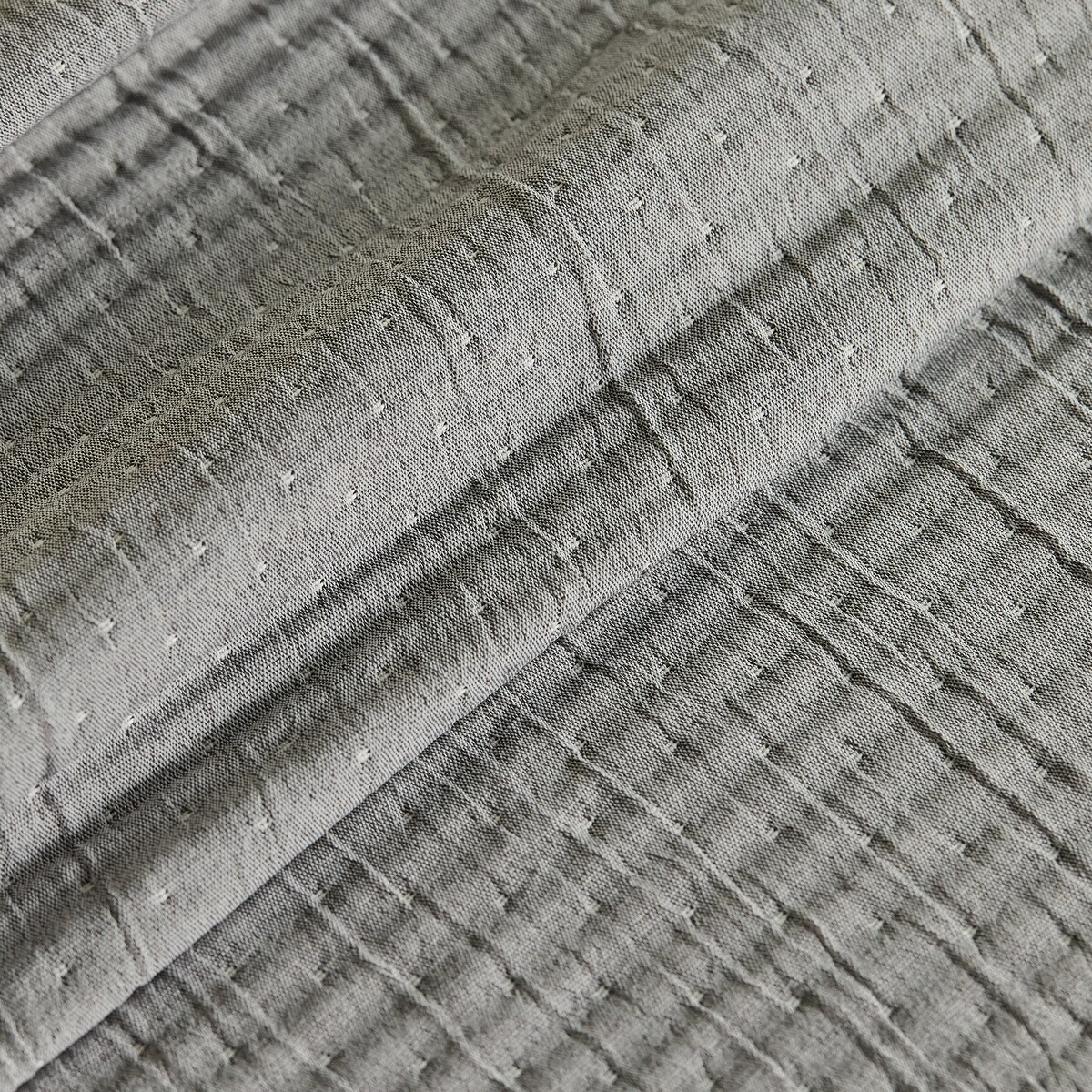 Narzuta Z Bawełną Matela 240x260 cm w groszki