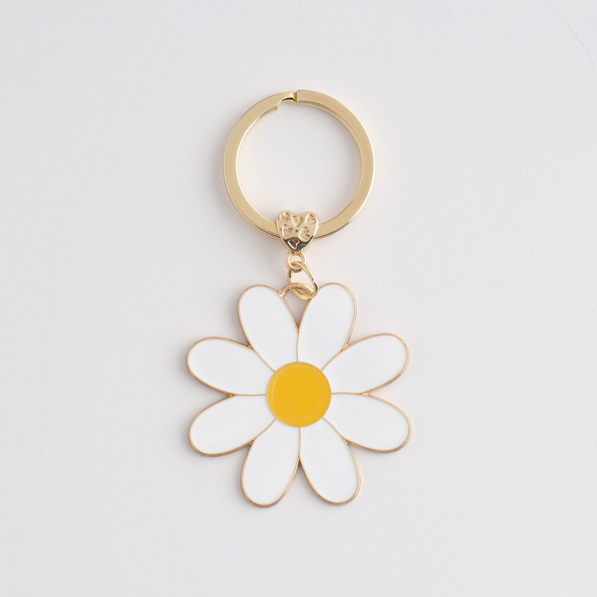 Brelok Daises z motywem kwiatowym