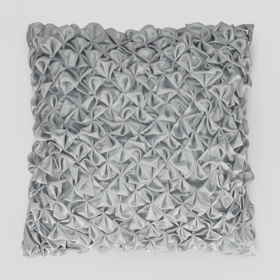 Poszewka satynowa drapowana Glamo 45x45 cm