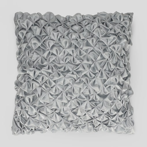 Poszewka satynowa drapowana Glamo 45x45 cm