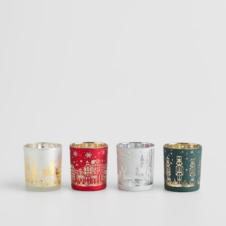 Świecznik Hausik z motywem domku