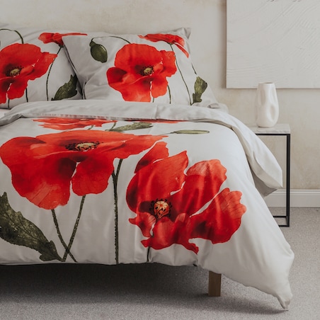 Sateen Bed Linen Poppie 200x220 cm