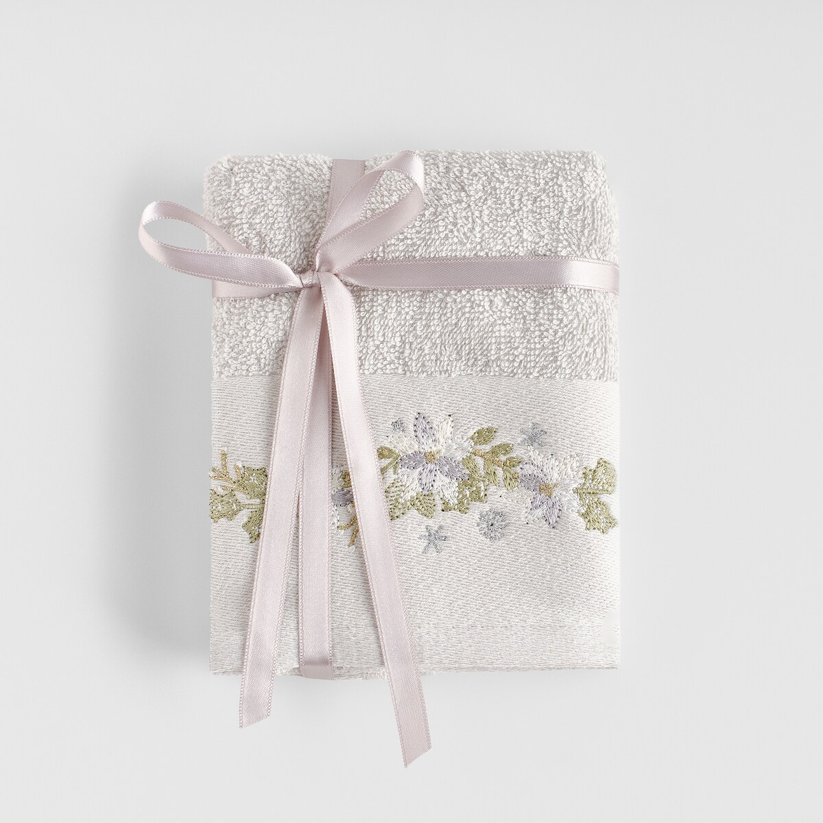 Komplet ręczników dekoracyjnych do twarzy lub rąk 2szt Poinsetio 30x50 cm