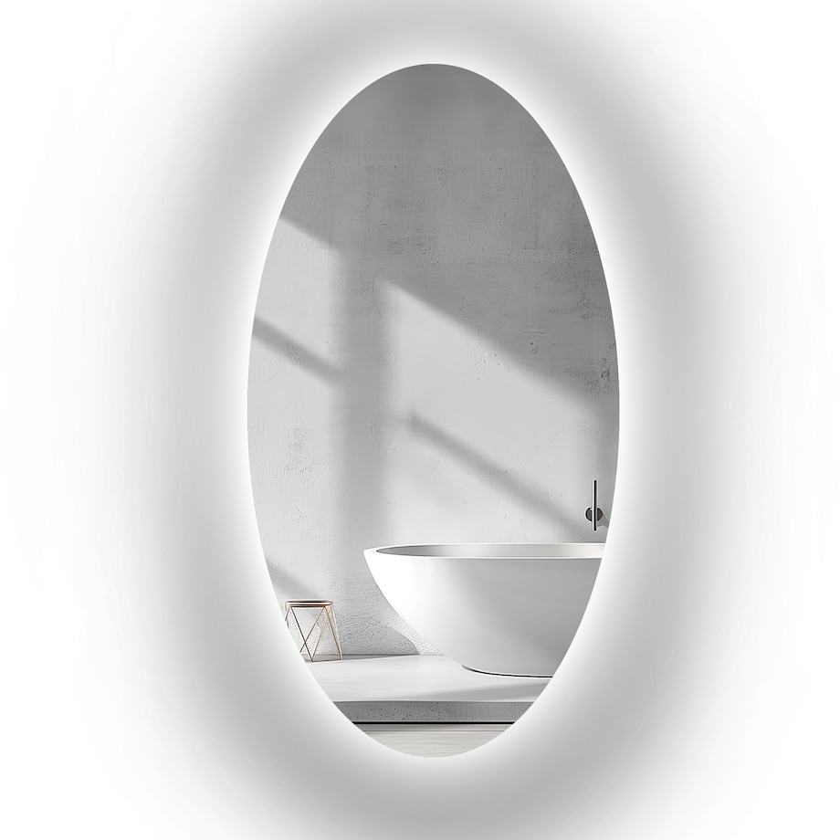 Lustro eliptyczne z podświetleniem - ELIPSA LED