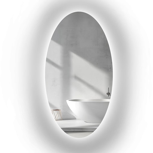 Lustro eliptyczne z podświetleniem - ELIPSA LED