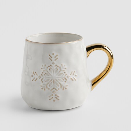 Kubek Flakes z motywem śnieżynki