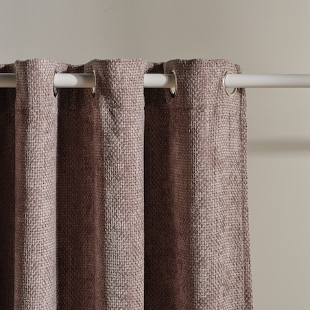 Zasłona Welwetowa Leila 140x250 cm z wzorem geometrycznym