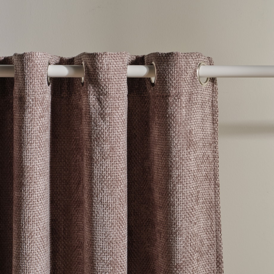 Zasłona Welwetowa Leila 140x250 cm z wzorem geometrycznym