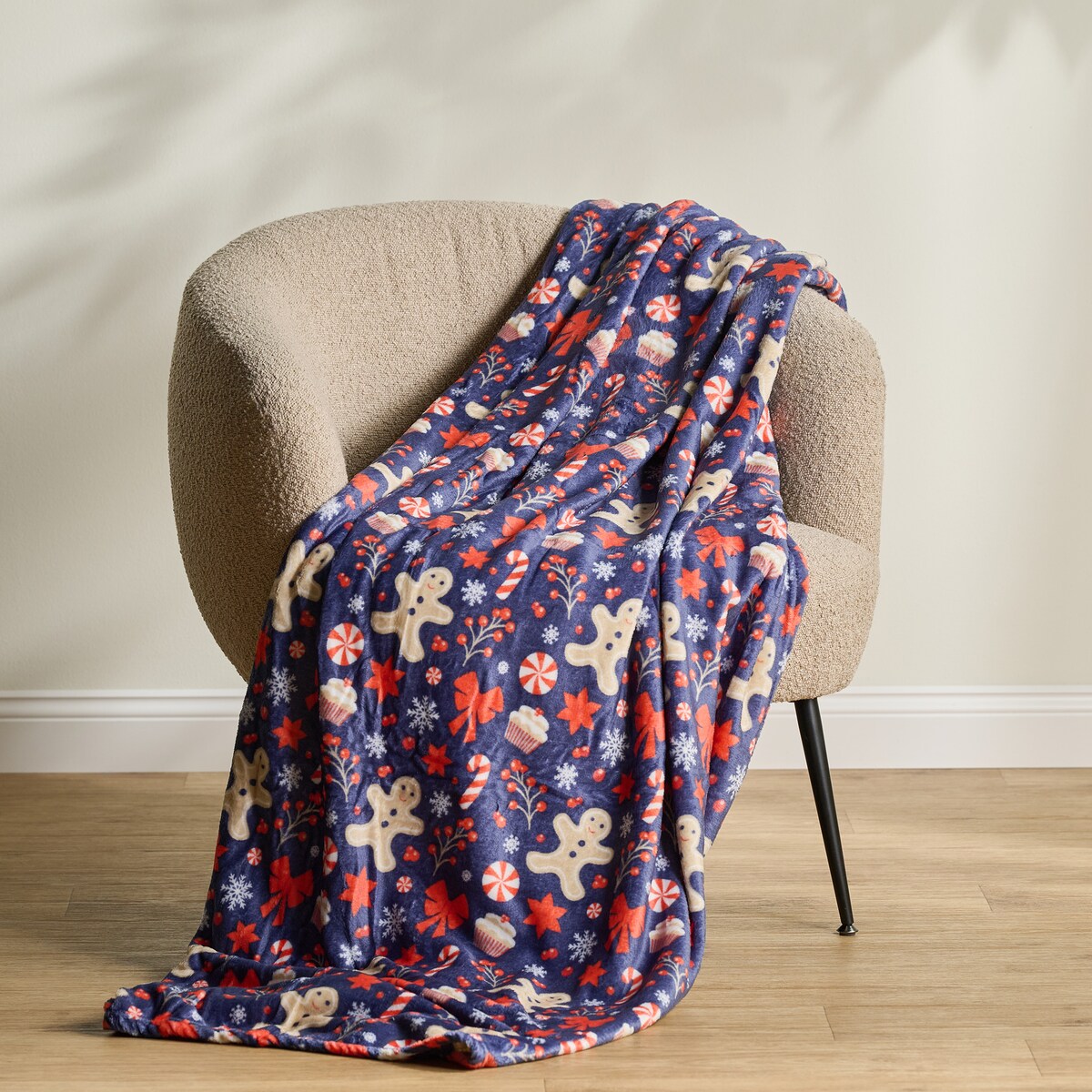 Drukowany koc Festive Vibes 130x170 cm