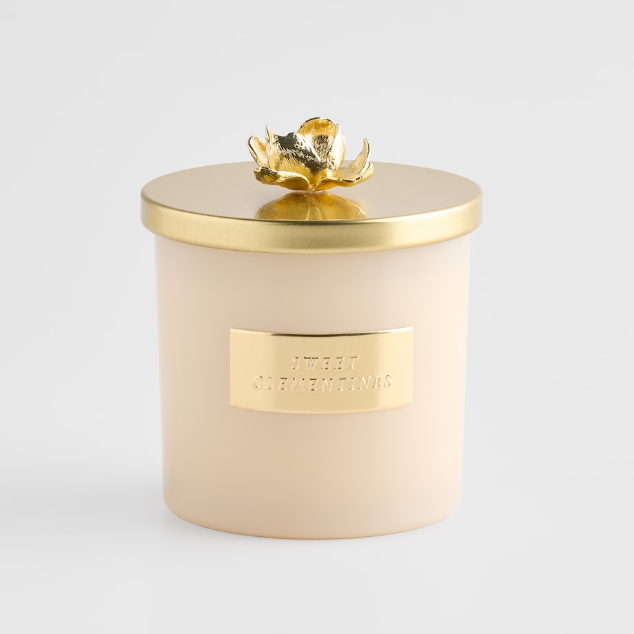 Świeca Zapachowa Fayra z motywem kwiatowym