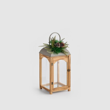 Lampion Browniel z motywem szyszki