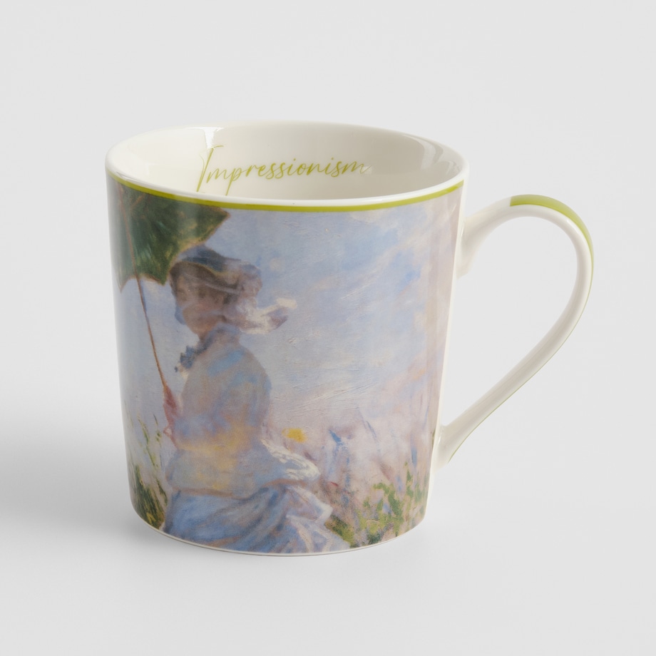 Kubek Madame Monet z motywem z obrazu Claude'a Moneta