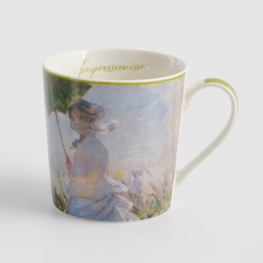 Kubek Madame Monet z motywem z obrazu Claude'a Moneta