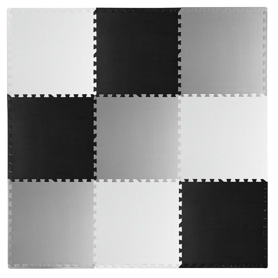 Duża mata piankowa puzzle piankowe 180x180cm 9szt Ricokids szachownica