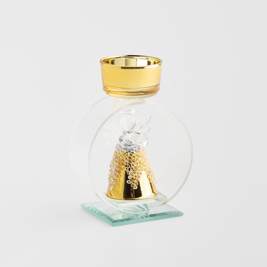 Świecznik Glassangel z motywem anioła