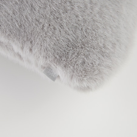 Poszewka Futrzana Molinio 45x45 cm w kratę