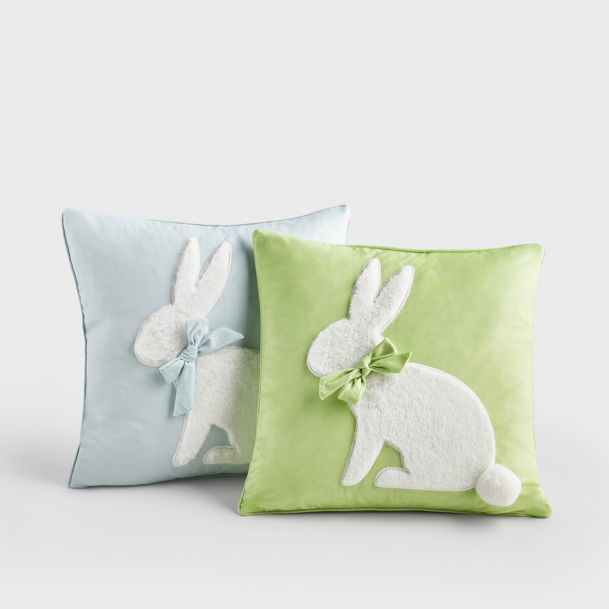 Poszewka Welwetowa Leprisio 45x45 cm z motywem królika