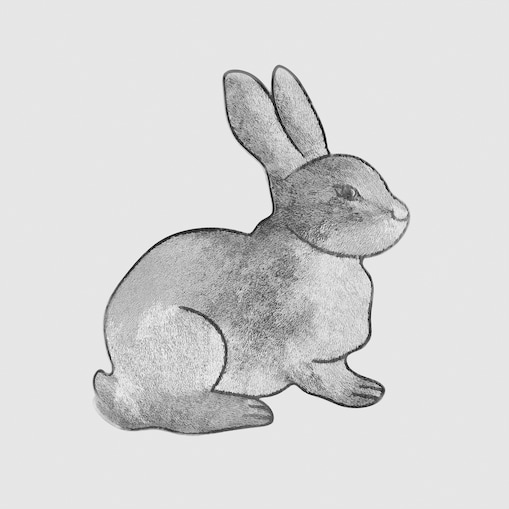 Podkładka Dekoracyjna Rabbites z motywem królika