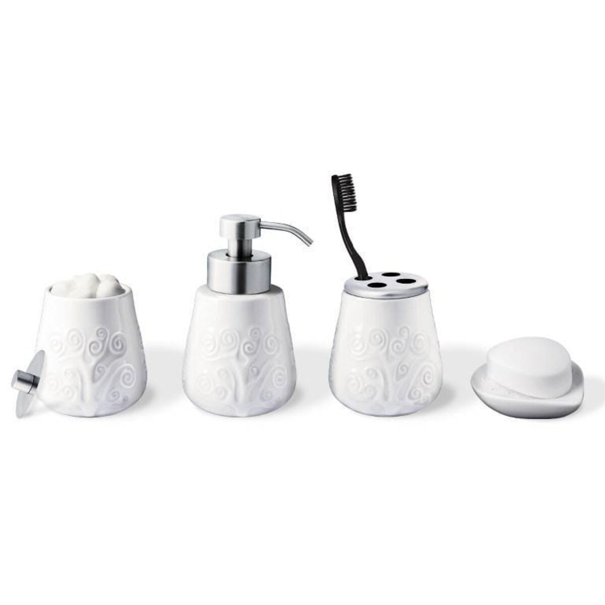 Czteroelementowy zestaw łazienkowy, PO: Selected