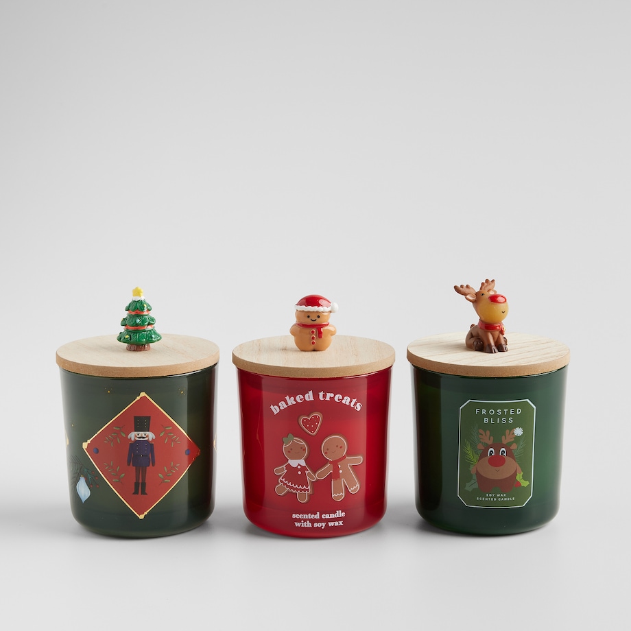 Świeca Zapachowa Festio tree z motywem renifera