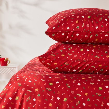 Komplet pościeli z mikrofibry Giftoni 160x200 cm z 2 poszewkami 70x80